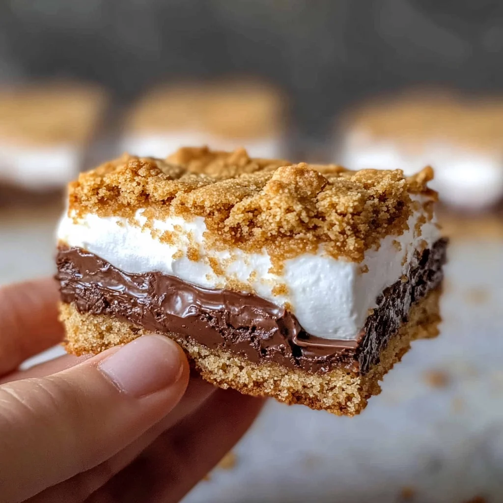 S'mores cookie bars