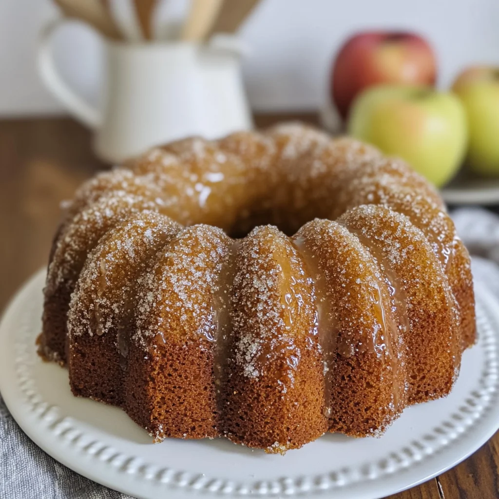 Apple Cider Donut Cake