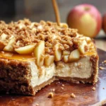 Apple Crumble Cheesecake