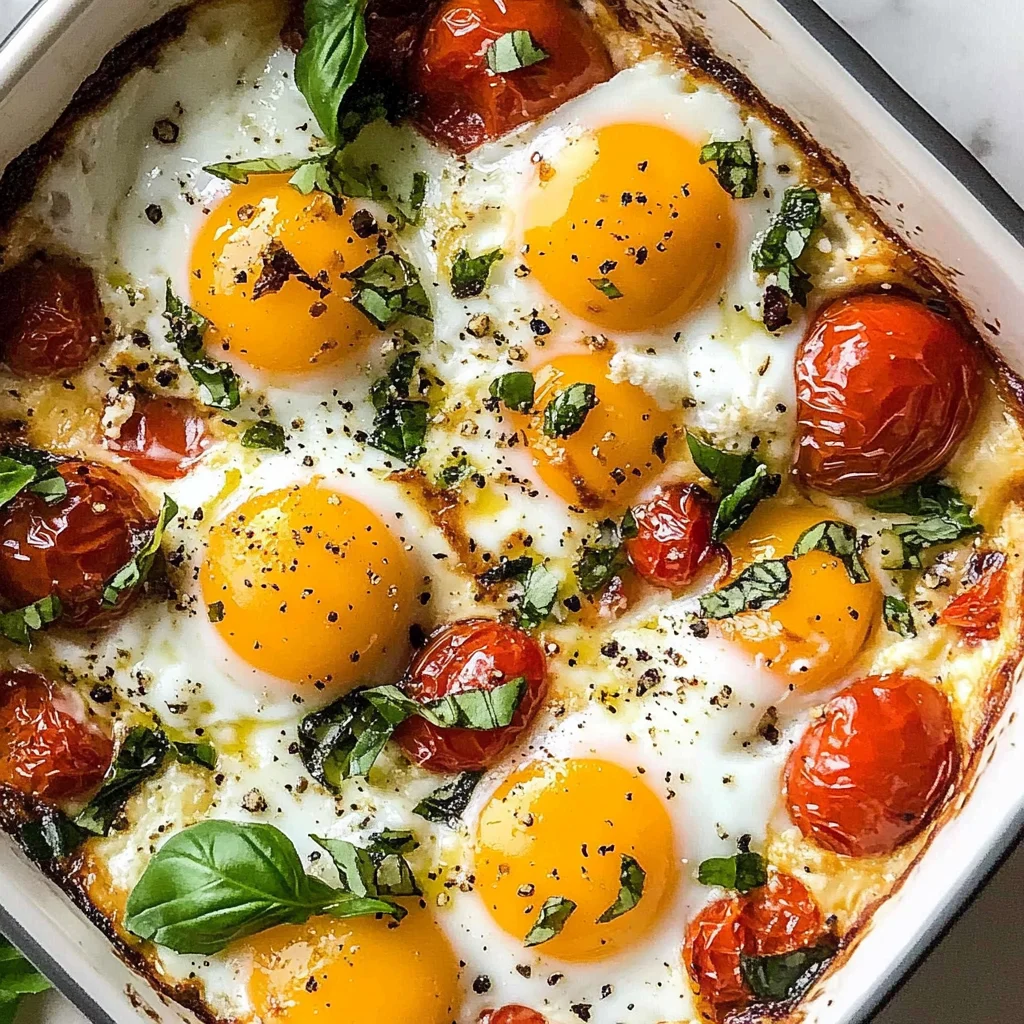 Baked Feta Eggs