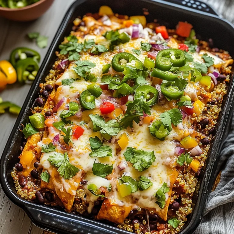 Black Bean Quinoa Enchilada Bake