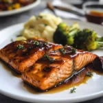 Bourbon Glazed Salmon
