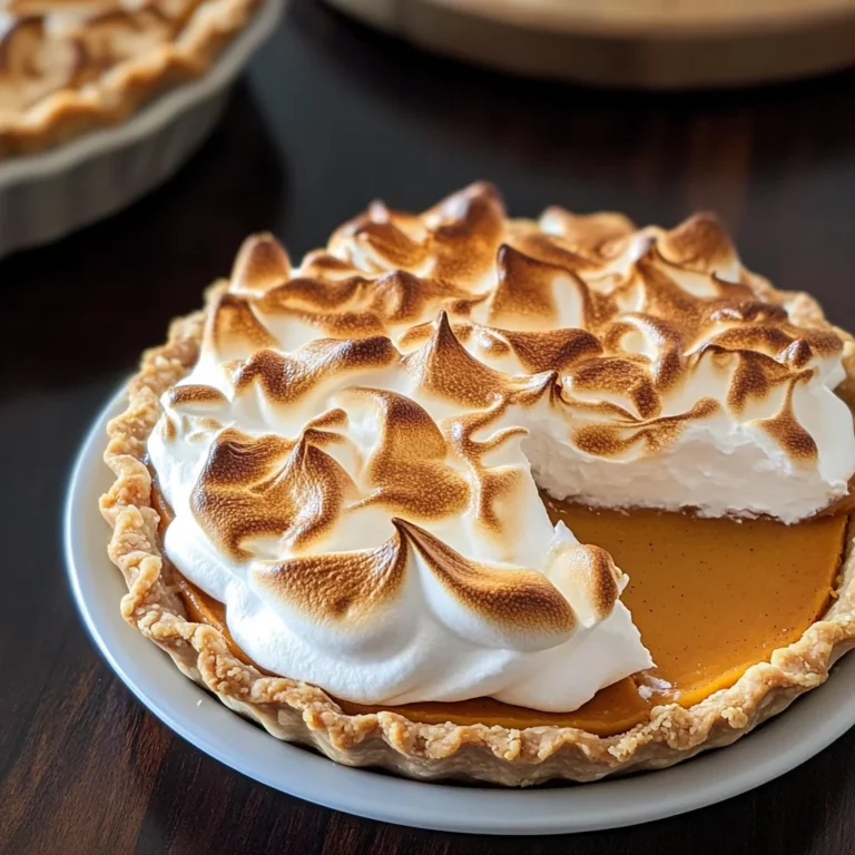 Bourbon Sweet Potato Pie with Marshmallow Topping