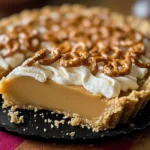 Butterscotch Pretzel Tart