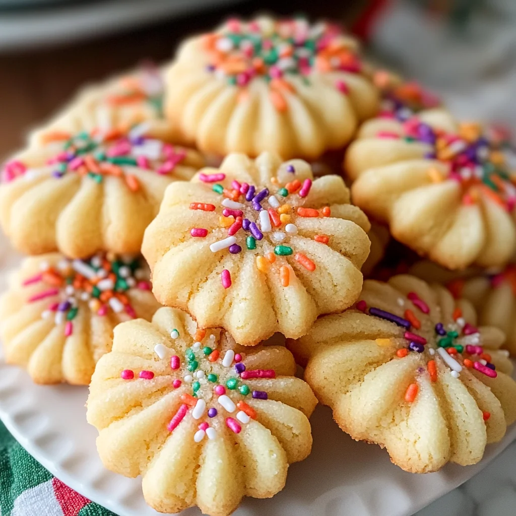 Classic Buttery Spritz Cookies