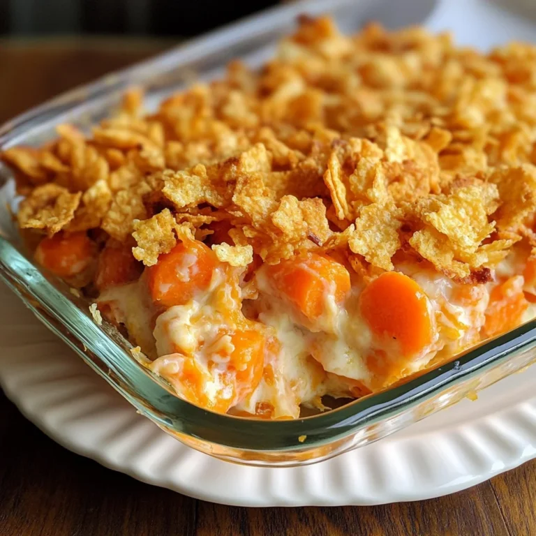 Creamy Carrot Cornflakes Casserole