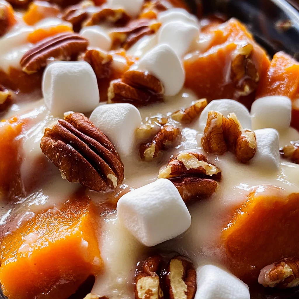 Crockpot Sweet Potato Casserole