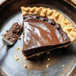 Dark Chocolate Chess Pie