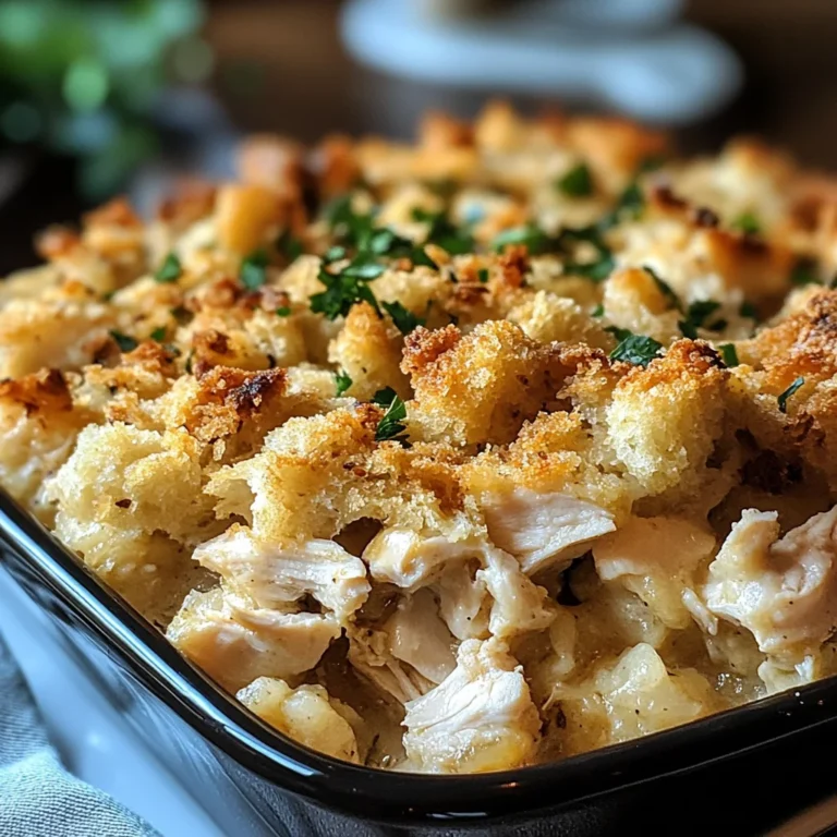 Dolly’s Chicken and Stuffing Casserole