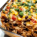 Easy Chicken Burrito Casserole