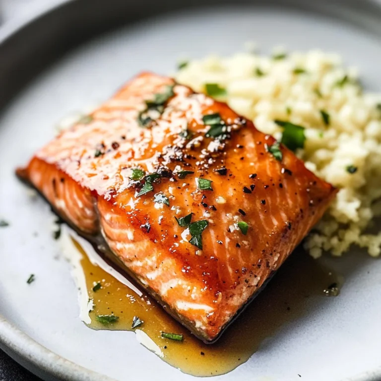 Easy Honey Garlic Broiled Salmon
