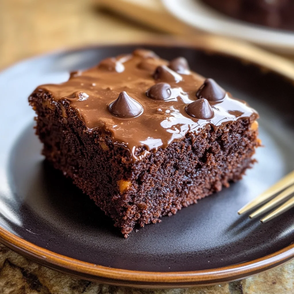 Healthy Sweet Potato Chocolate Cake
