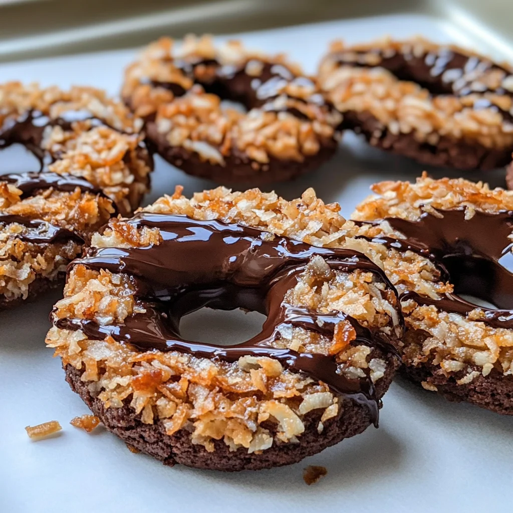 Homemade Samoas Cookies