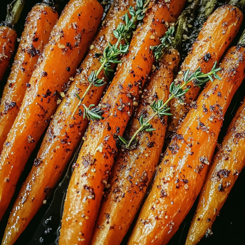 Honey Roasted Carrots with Thyme: A Sweet and Savory Side Dish