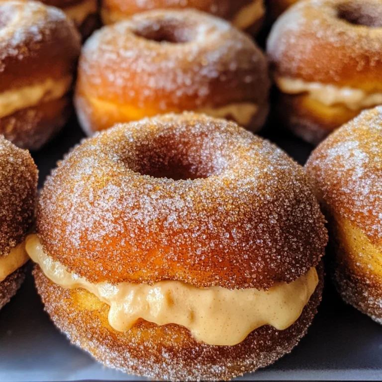 Pumpkin Cheesecake Brioche Doughnuts