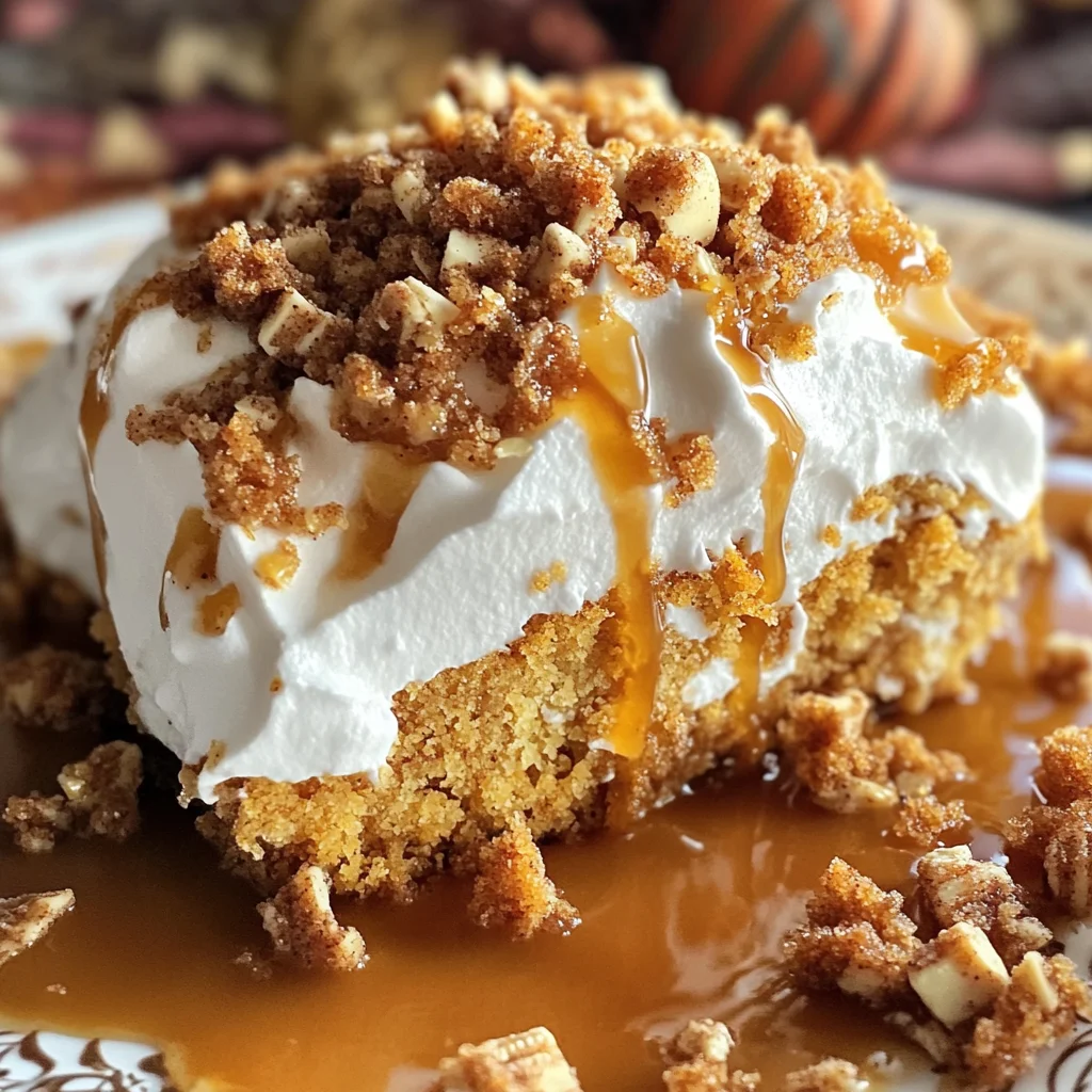 Pumpkin Snickerdoodle Snack Cake