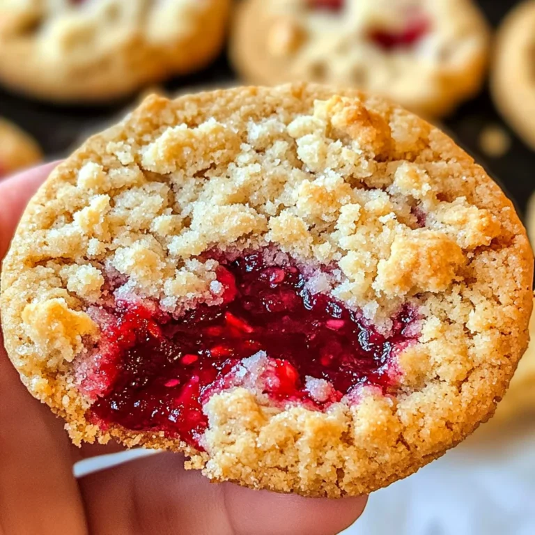 Raspberry Crumble Cookies (Costco Copycat)