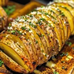 Seasoned Hasselback Potatoes