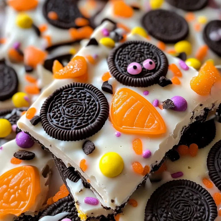 Spooky Halloween Oreo Bark