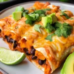 Sweet Potato Black Bean Enchiladas