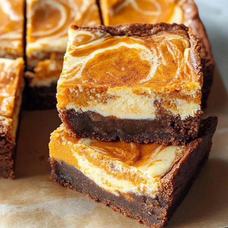 Sweet Potato Cheesecake Brownies
