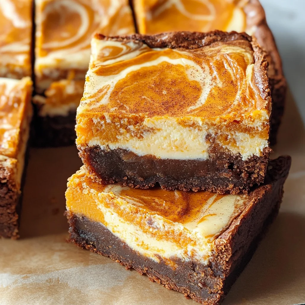 Sweet Potato Cheesecake Brownies