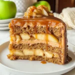The BEST Caramel Apple Spice Cake
