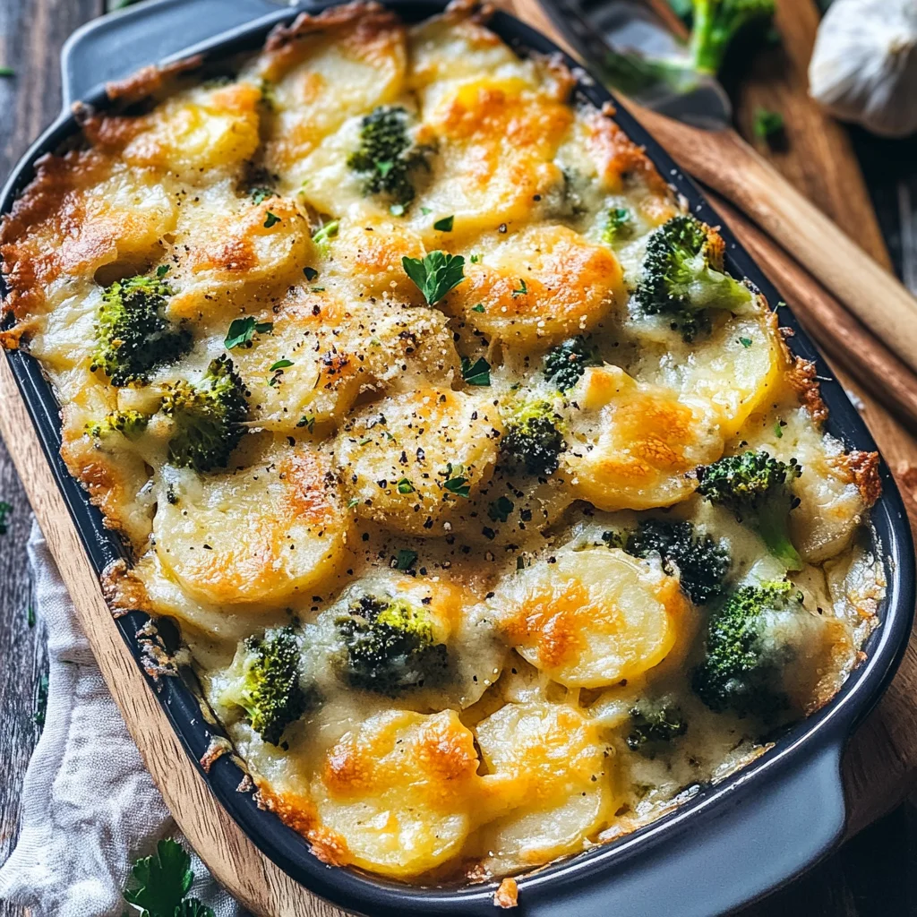 Vegan Potato Broccoli Casserole