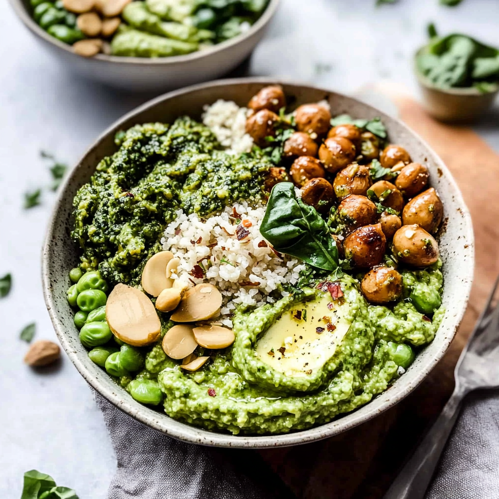 Green Goddess Pesto Bowls