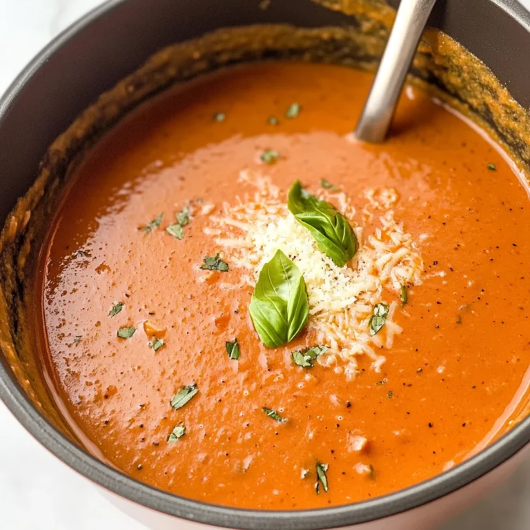 20 Minute Creamy Tomato Soup from Scratch