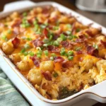 Bacon & Eggs Tater Tot Casserole