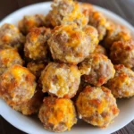 Best Cream Cheese Sausage Balls with Bisquick