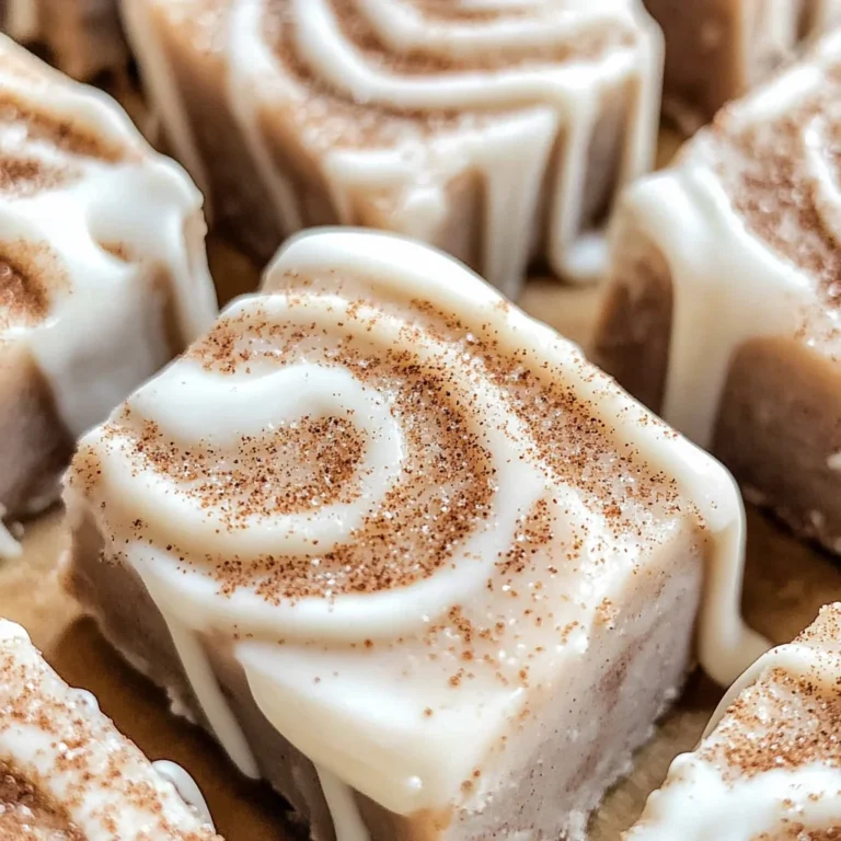 Cinnamon Roll Fudge Recipe