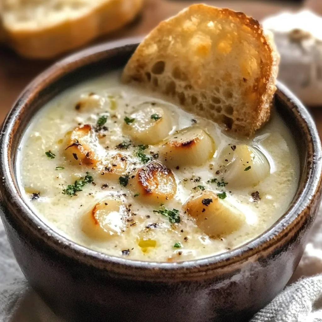 Country French Garlic Soup