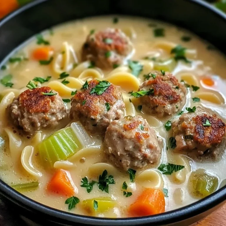 Cozy Swedish Meatball Soup Recipe