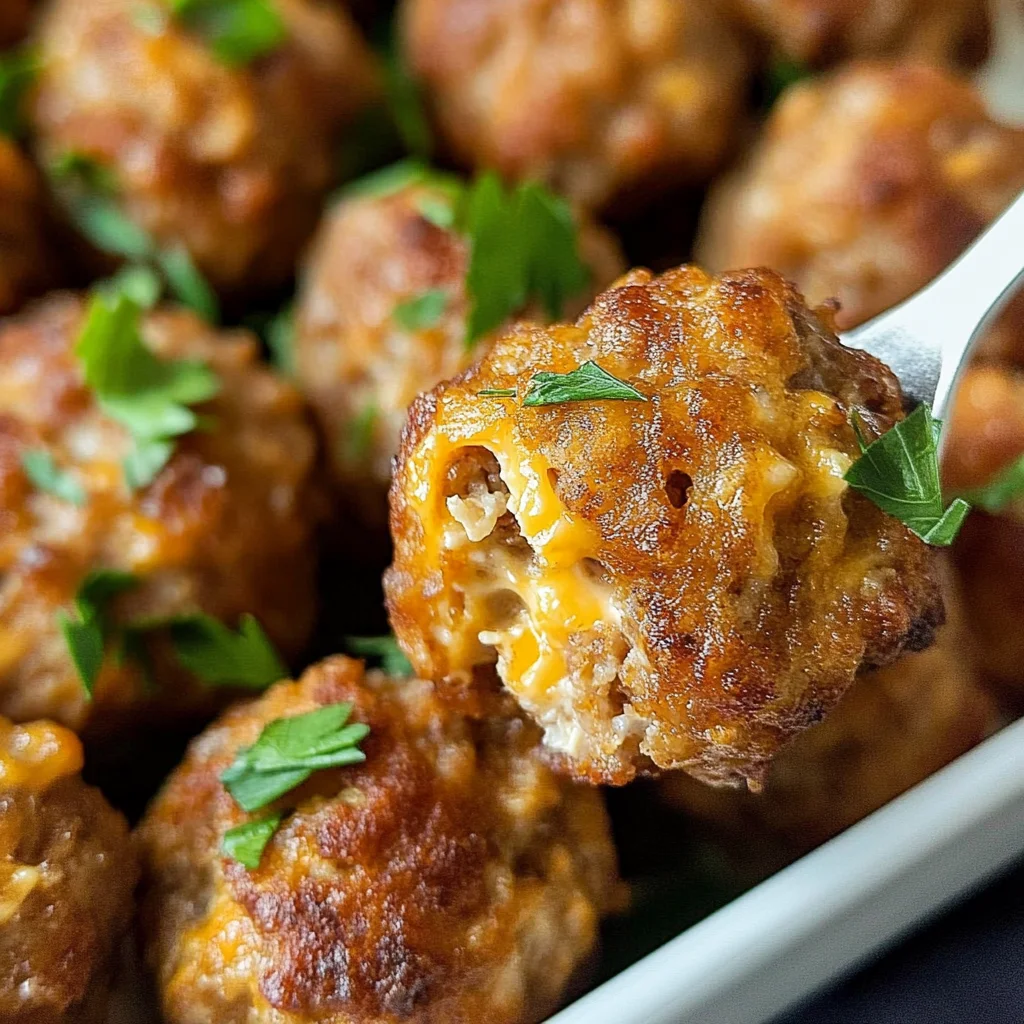 Cream Cheese Sausage Balls
