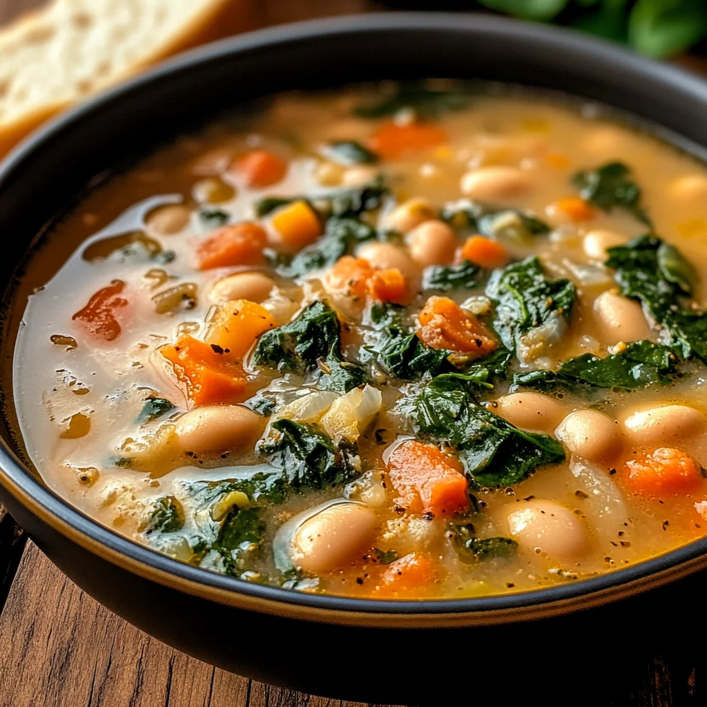 Creamy Tuscan White Bean Soup