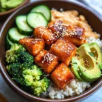 Crispy Bang Bang Salmon Bites Bowls
