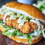 Crispy Chicken Caesar Sandwich
