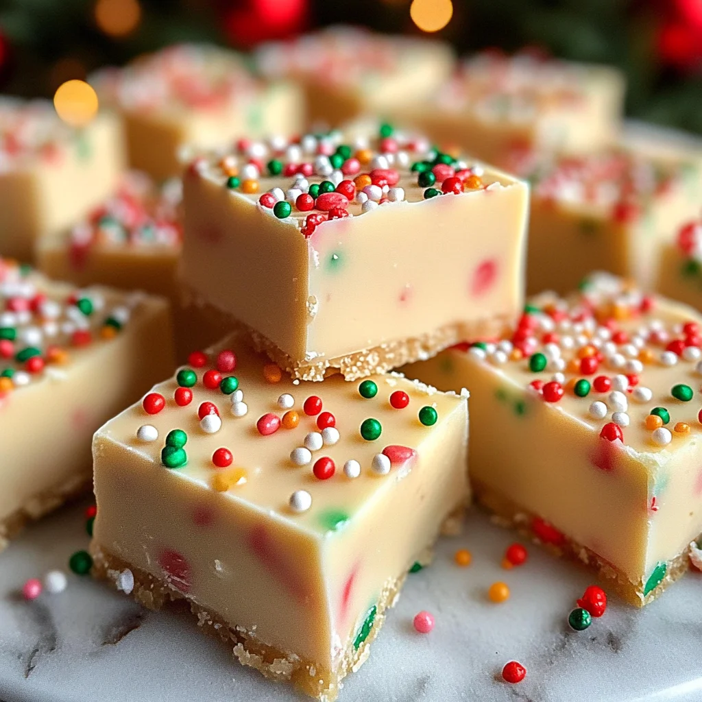 Easy Sugar Cookie Christmas Fudge