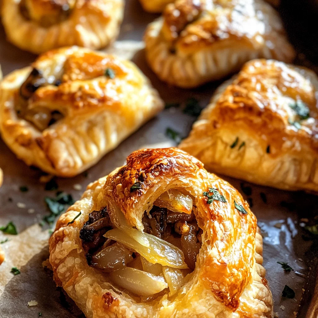 French Onion Soup Mini Pies
