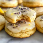 Glazed Lemon Lavender Cookies