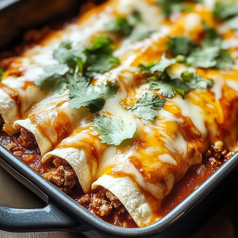 Ground Beef Enchiladas
