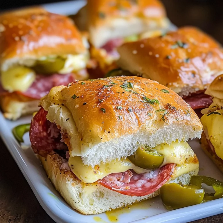 Hot Italian Sub Sliders