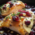 Impressive Cranberry Brie Stuffed Chicken