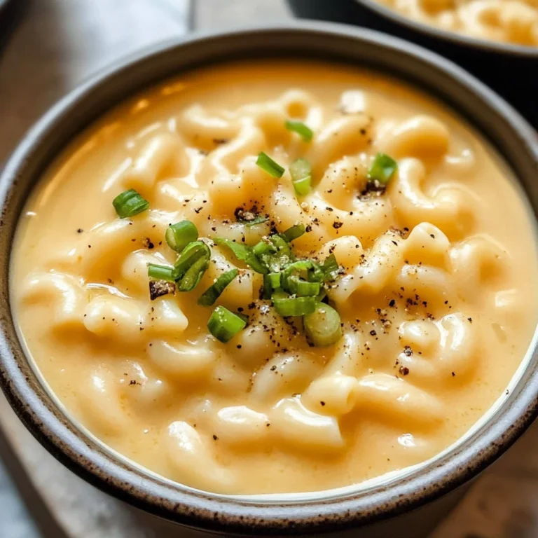 Mac and Cheese Soup