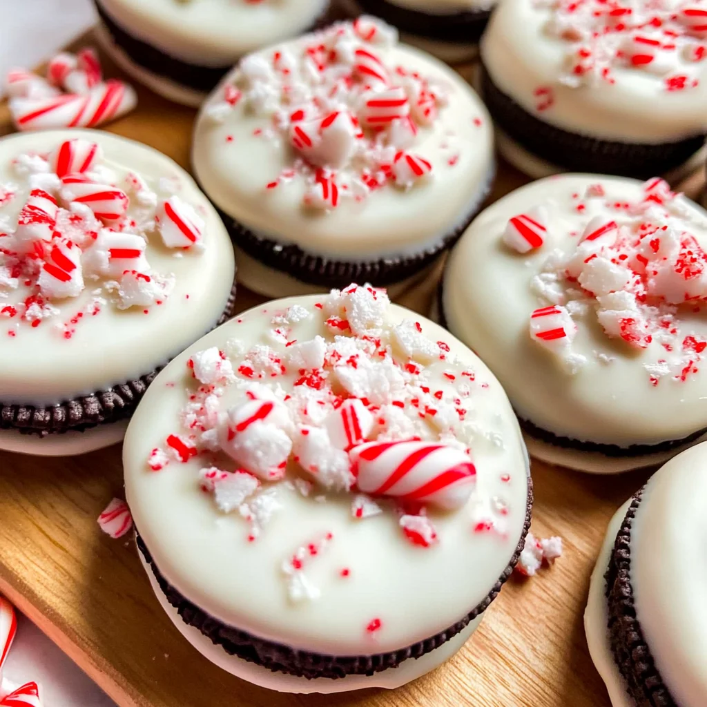 Peppermint Bark Oreos