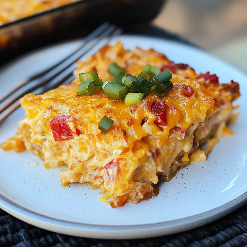 Pimento Cheese Hash Brown Casserole