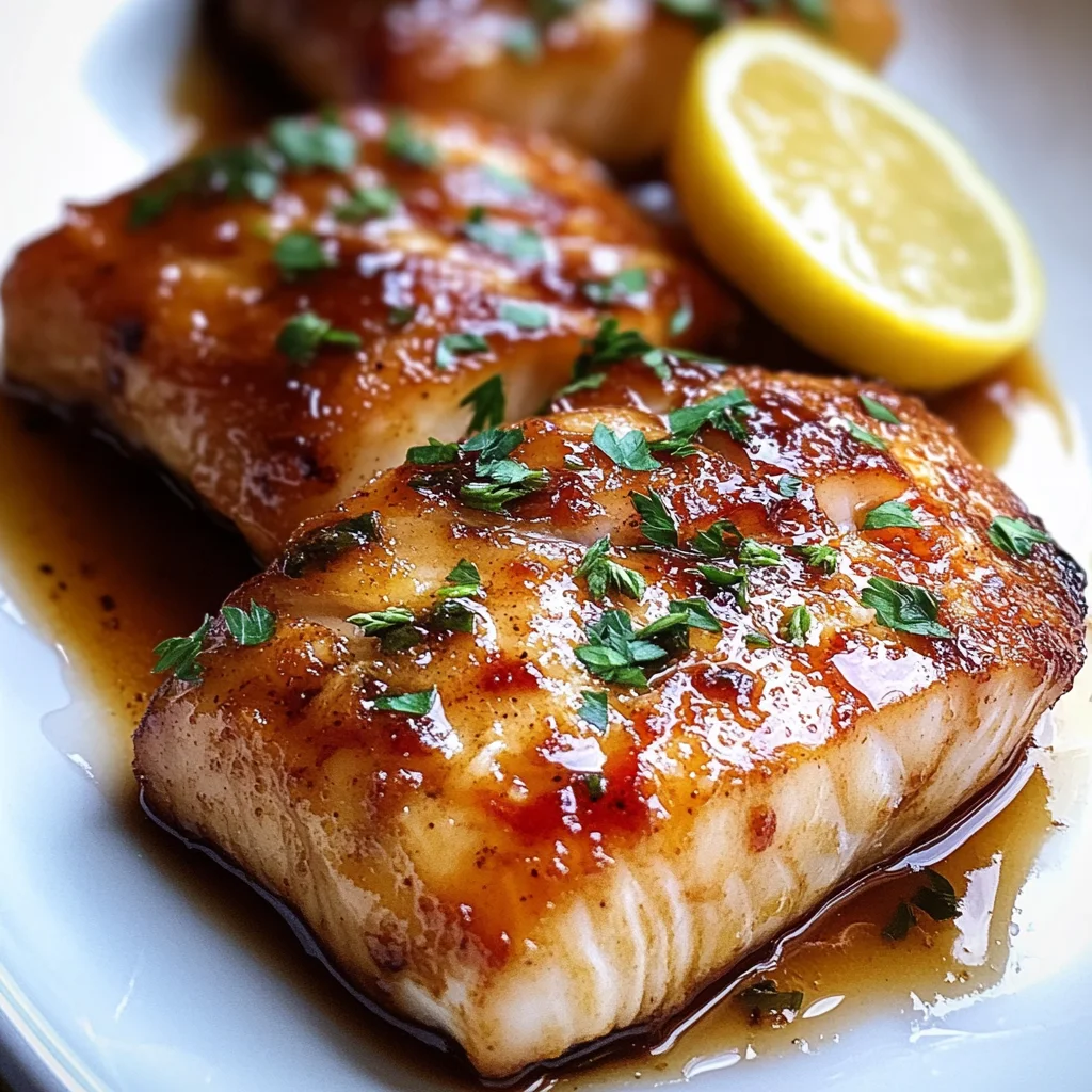 Rock Cod in Ginger Soy Sauce Marinade