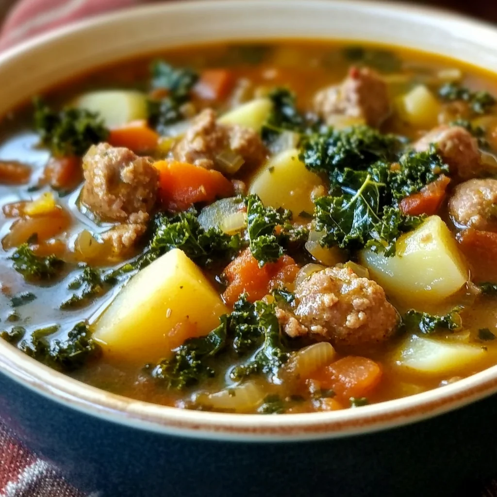 Sausage, Kale and Potato Soup